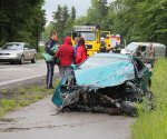 Unfall auf der B144 fordert Verletzte in Roitham Unfall auf der B144 fordert Verletzte in Roitham