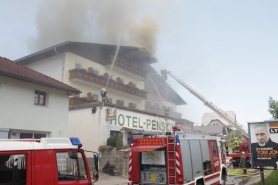 Traunkirchen: Hotel Annerlhof in Vollbrand Annerlhof in Traunkirchen in Vollbrand