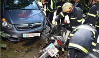 Motorradfahrer rast frontal in Gegenverkehr | Foto: Wolfgang Spitzbart Motorradfahrer rast frontal in Gegenverkehr | Foto: Wolfgang Spitzbart