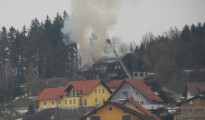 Wohnhausbrand in Wolfsegg am Hausruck Wohnhausbrand in Wolfsegg am Hausruck