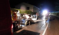 Nächtlicher Unfall auf der Seeleitenbundesstraße B151 Nächtlicher Unfall auf der Seeleitenbundesstraße B151