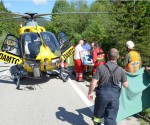 Schwerer Motorrad Unfall im Weißenbachtal Schwerer Motorrad Unfall im Weißenbachtal