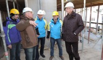 Grünbergseilbahn-Neubau im Endspurt - LR Dr. Michael Strugl auf Baustellentour