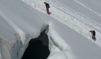 Spaltensturz am Hallstätter Gletscher