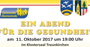 Ein Abend für die Gesundheit | 11. Oktober in Traunkirchen
