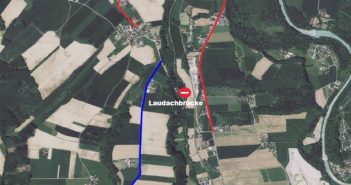 Sperre Laudachbrücke in Vorchdorf ab Montag