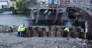 Baufortschritt StadtRegioTram KW 40/2017