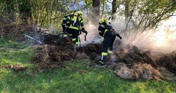 Flurenbrand in der Grubbachstraße