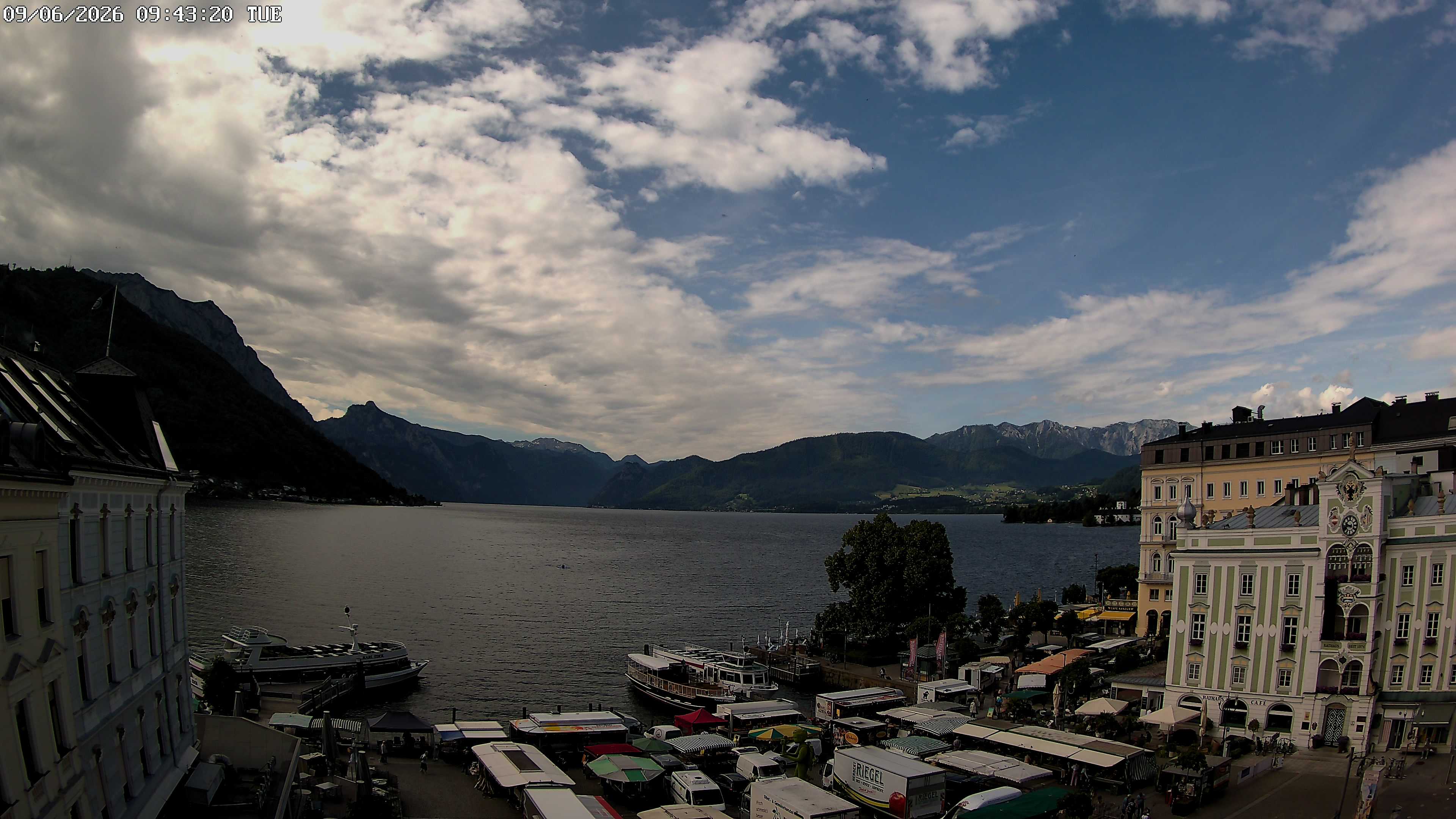 Webcam Rathausplatz Gmunden