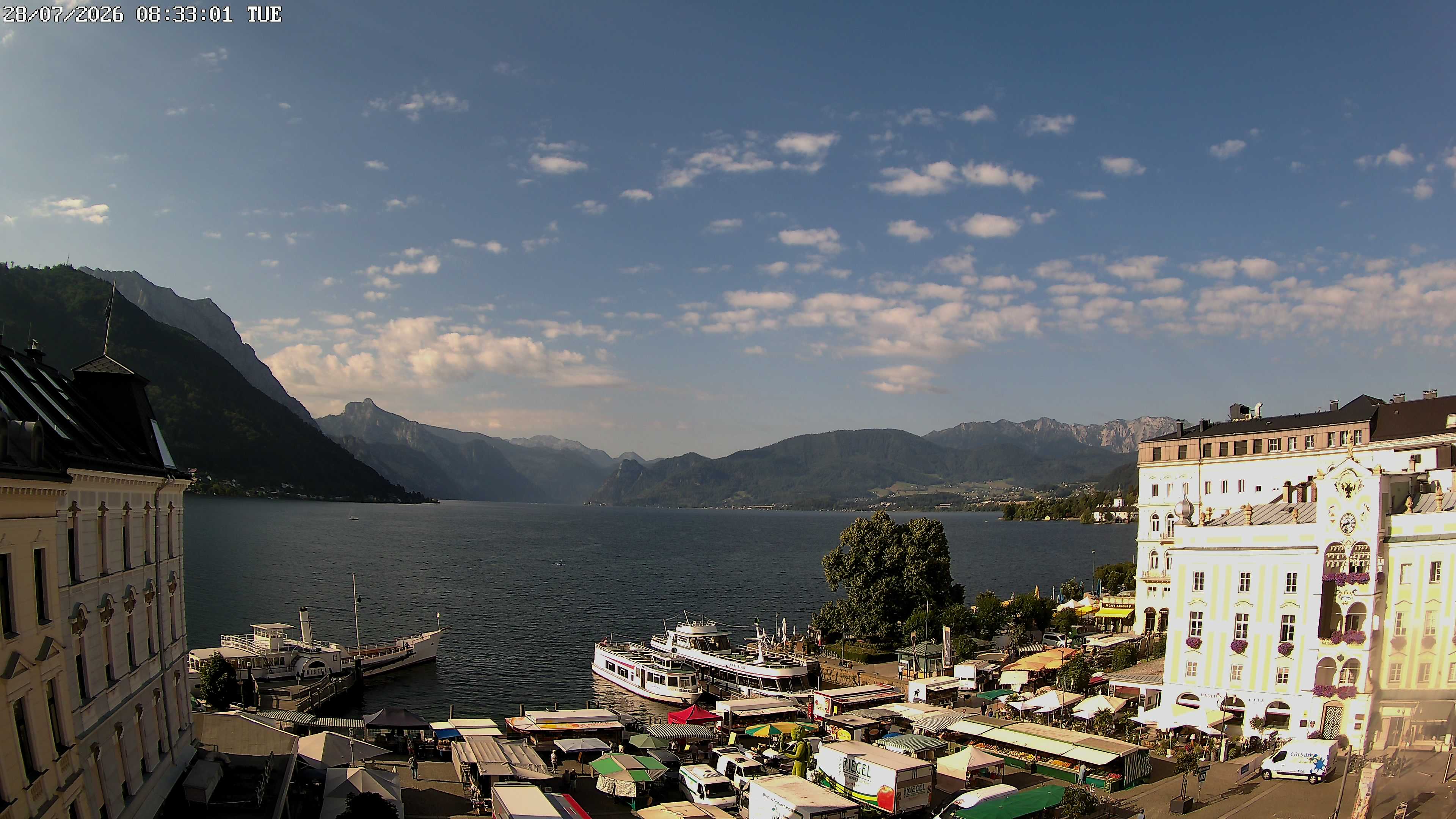 Webcam Rathausplatz Gmunden