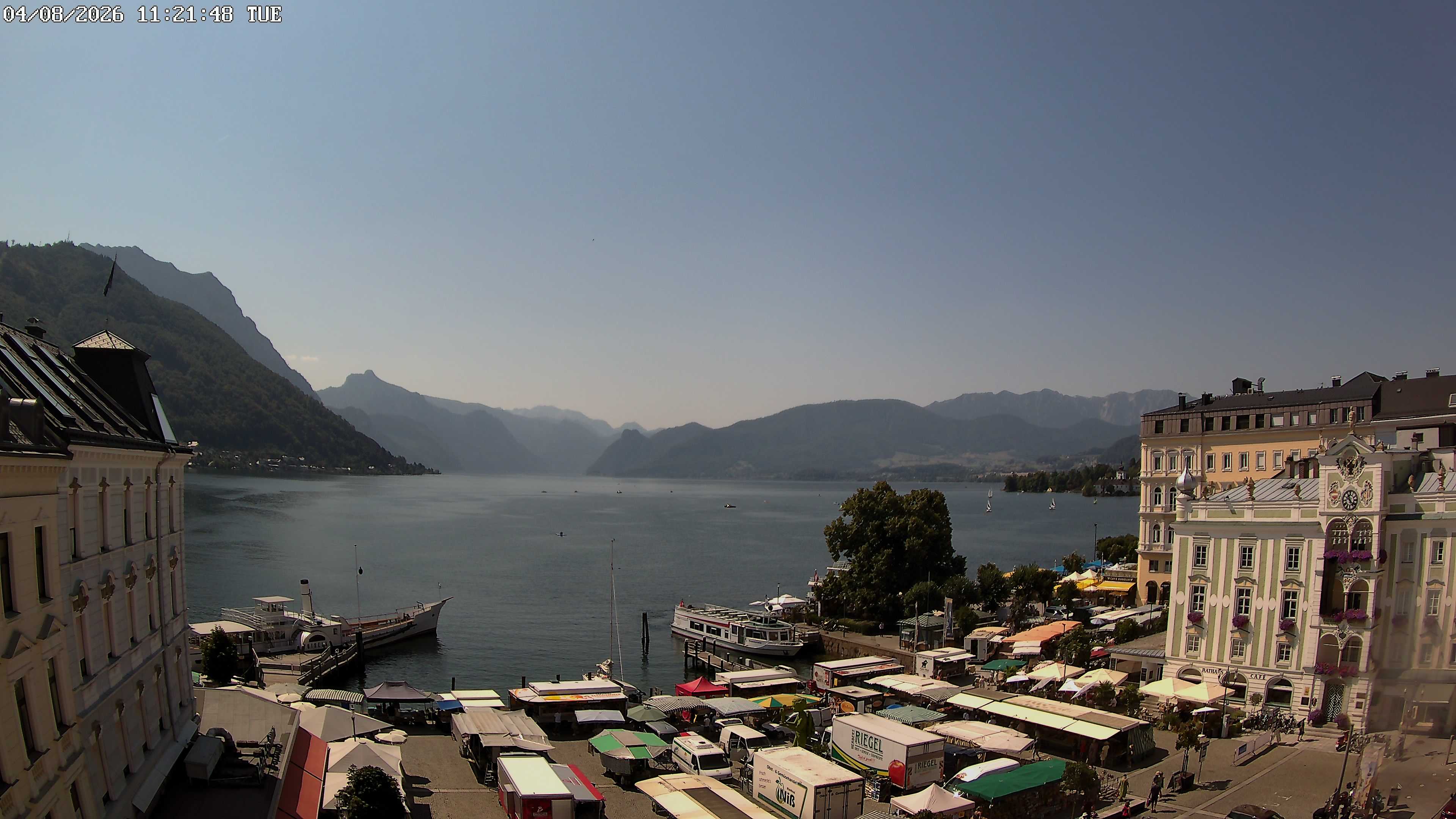 Webcam Rathausplatz Gmunden