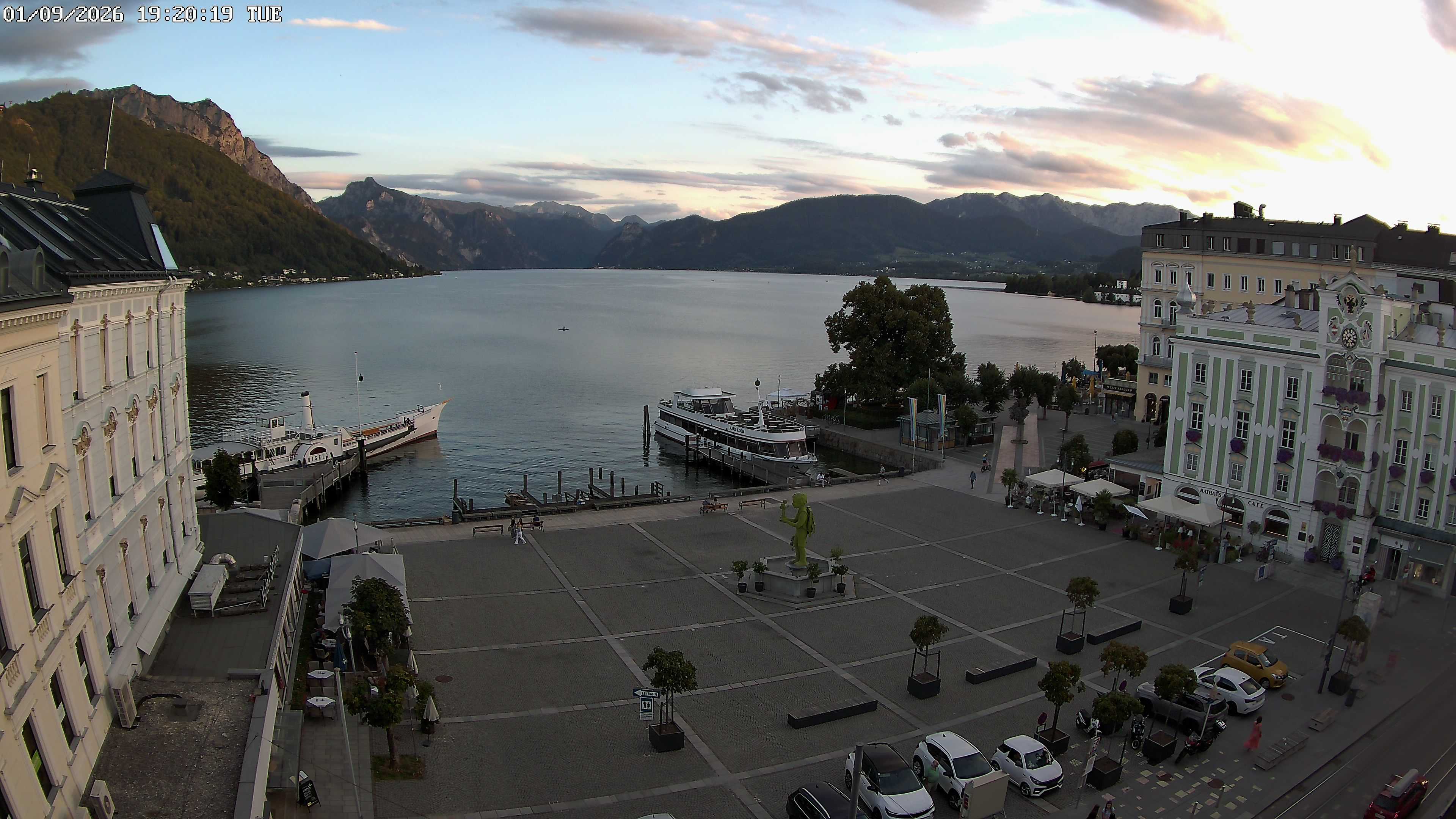 Webcam Rathausplatz Gmunden