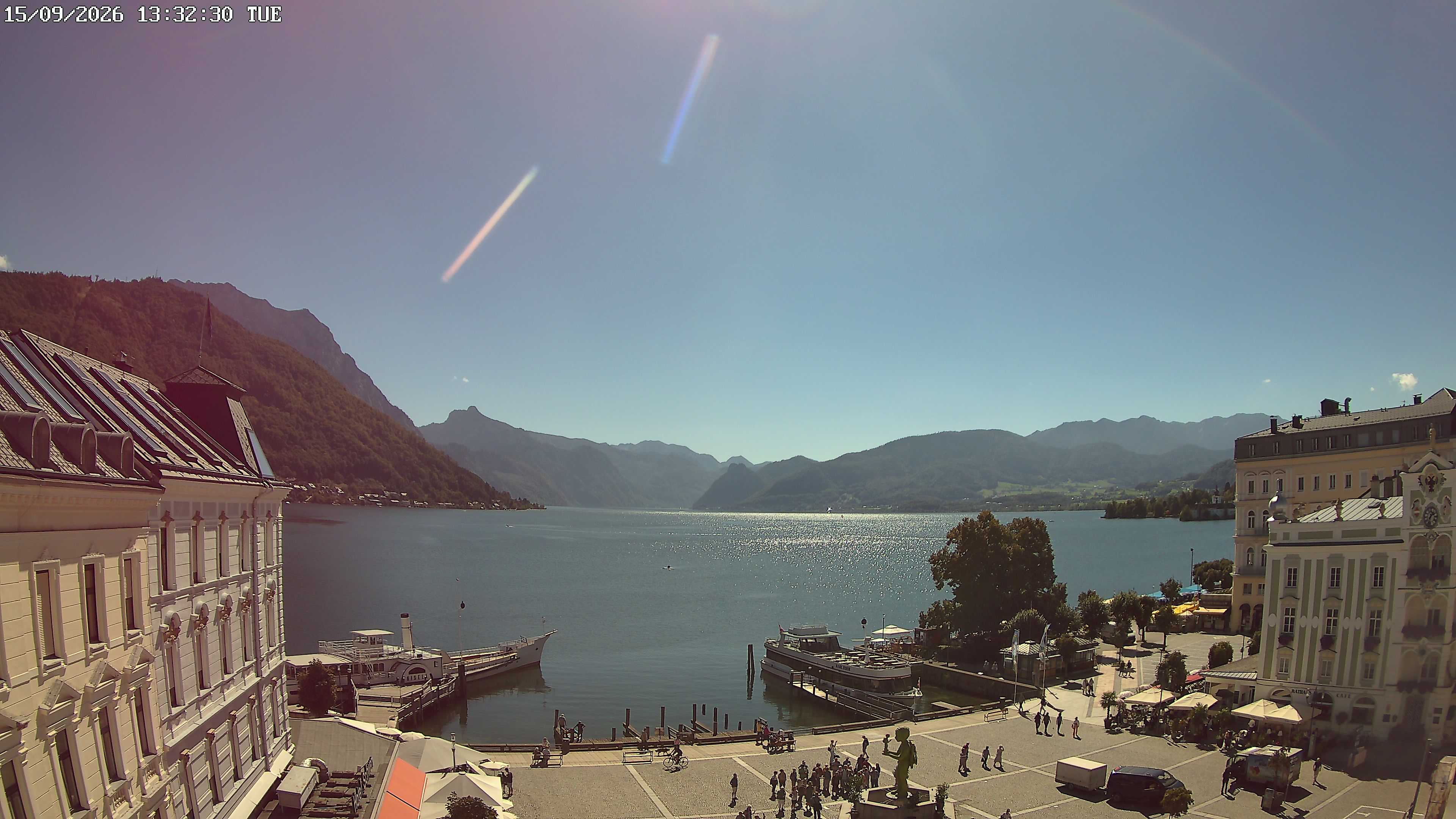 Webcam Rathausplatz Gmunden
