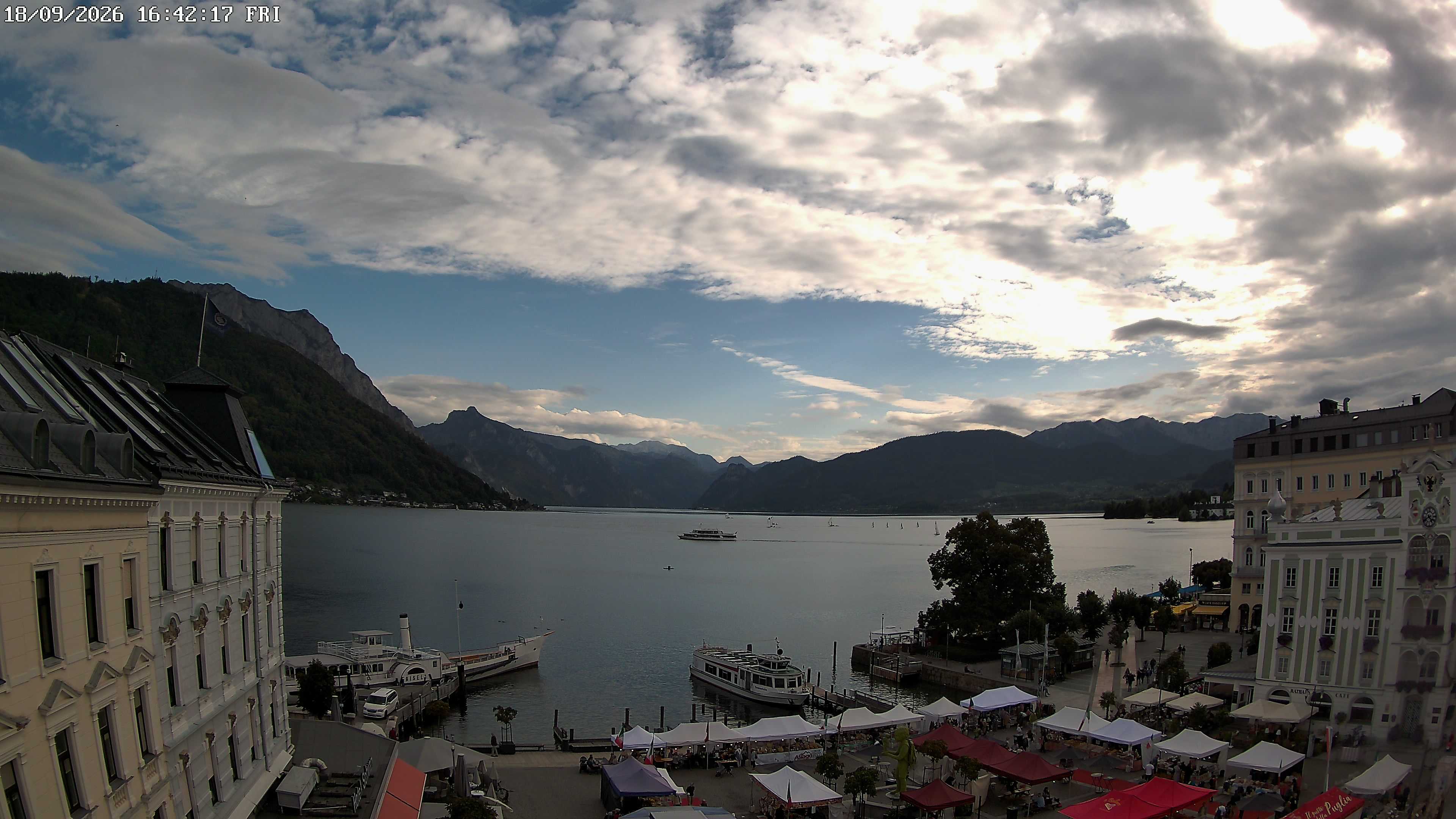 Webcam Rathausplatz Gmunden