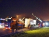 100 Kubikmeter Sägespäne verloren - Sattelschlepper kippte in Autobahnauffahrt um