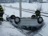 Altmünster: Dachlandung - Unfalllenkerin schlittert in Straßengraben