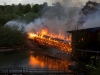 Brücke in Flammen - Grossbrand in Lenzing