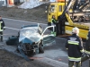 Drei Verletzte und Straßensperre nach Unfall auf der B145