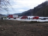 Hochwasser durch Eisstau in Ohlsdorf