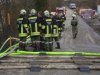 Hochwasser durch Eisstau in Ohlsdorf