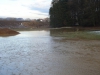 Hochwasser durch Eisstau in Ohlsdorf