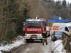 Hochwasser durch Eisstau in Ohlsdorf