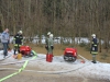 Hochwasser durch Eisstau in Ohlsdorf