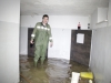 Hochwasser durch Eisstau in Ohlsdorf