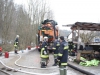 Hochwasser durch Eisstau in Ohlsdorf