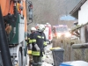 Hochwasser durch Eisstau in Ohlsdorf