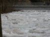 Hochwasser durch Eisstau in Ohlsdorf