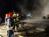Forsthütte stand in Grünau im Almtal im Vollbrand