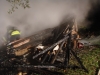 Forsthütte stand in Grünau im Almtal im Vollbrand