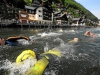 Gewitter holte beim 2. Hallstättersee-Schwimm-Marathon Schwimmer vorzeitig aus dem Wasser