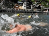 Gewitter holte beim 2. Hallstättersee-Schwimm-Marathon Schwimmer vorzeitig aus dem Wasser