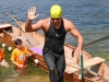Gewitter holte beim 2. Hallstättersee-Schwimm-Marathon Schwimmer vorzeitig aus dem Wasser