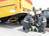 Großeinsatzübung in Ohlsdorf mit Schulbus