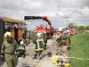 Großeinsatzübung in Ohlsdorf mit Schulbus