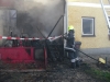 55 Tiere bei Großbrand in Frankenburg aus Vierkanter gerettet