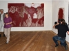 Hermann Nitsch in der Galerie 422 in Gmunden