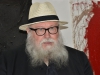 Hermann Nitsch in der Galerie 422 in Gmunden