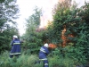 100 Festmeter Holz in Vollbrand - massiver Löscheinsatz in Gmunden