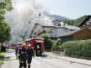 Annerlhof in Traunkirchen in Vollbrand