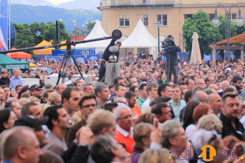 Hubert von Goisern in Gmunden