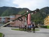 20 Meter Maibaum beim Seniorenheim