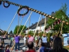 Maibaumaufstellen im Salzkammergut