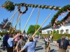 Maibaumaufstellen im Salzkammergut