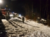Pinsdorf: Verletzter bei Unfall auf spiegelglatter Fahrbahn