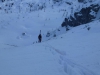 Snowboarder vor drohendem Absturz über 30 Meter hohe Felswand gerettet!