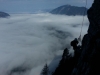 Spektakuläre Übung im berüchtigten Seewand-Klettersteig